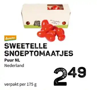 Ekoplaza Sweetelle snoeptomaatjes Puur nl 175g aanbieding