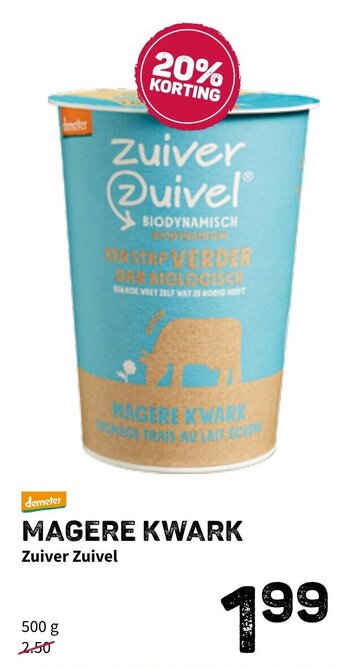 Magere kwark Zuiver Zuivel 500g