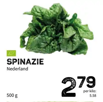 Ekoplaza Spinazie Nederland 500g aanbieding