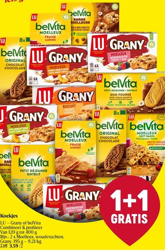 Delhaize Lu - Grany of Belvita Koekjes aanbieding