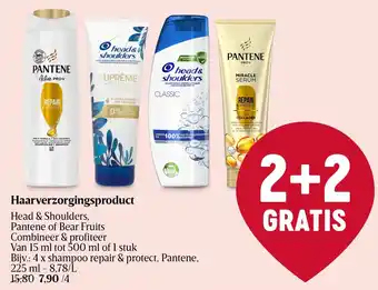 Haarverzorgingsproduct Head & Shoulders, Pantene of Bear Fruits Combineer & profiteer