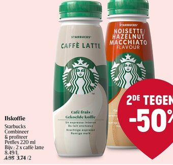 Delhaize STARBUCKS IJskoffie aanbieding