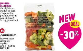 Ovengroenten Broccoli/zoete aardappel/ paprika