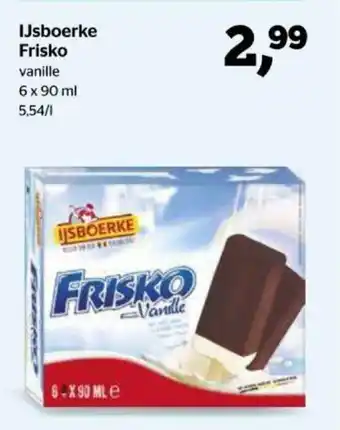 Spar IJsboerke Frisko aanbieding