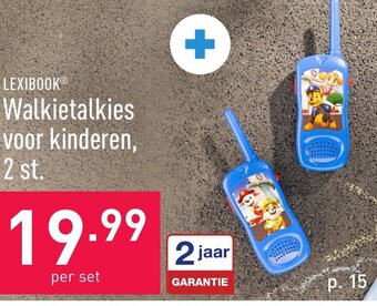 ALDI LEXIBOOKⓇ Walkietalkies voor kinderen, 2 st. aanbieding