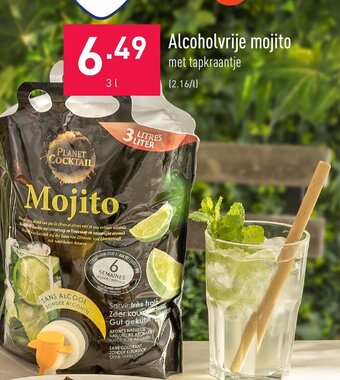 ALDI Alcoholvrije mojito 3L aanbieding