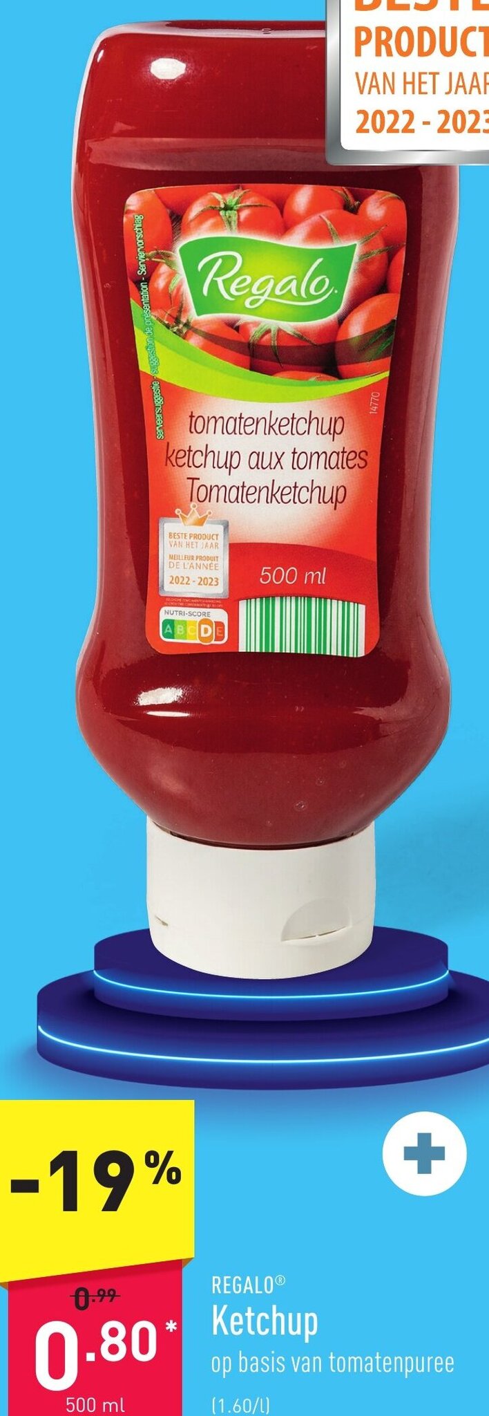 REGALOⓇ Ketchup 500ml promotie bij ALDI
