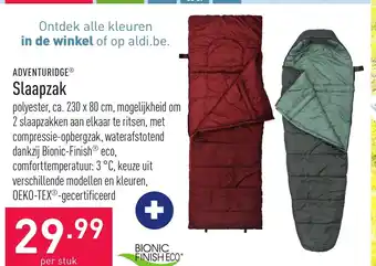 ALDI ADVENTURIDGEⓇ Slaapzak aanbieding