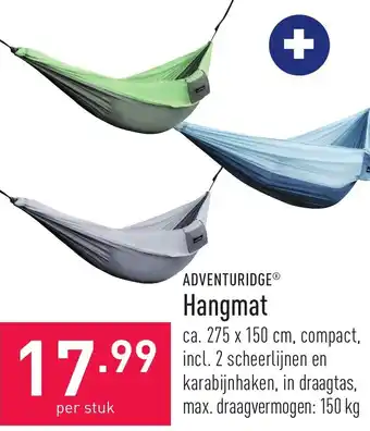 ALDI ADVENTURIDGEⓇ Hangmat ca. 275 x 150 cm, aanbieding