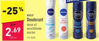 ALDI NIVEAⓇ Deodorant 150ml aanbieding