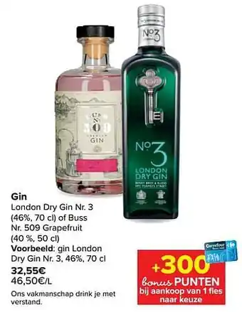 Gin london dry gin nr. 3 70 CL