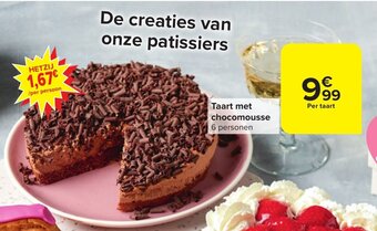 Carrefour Market Taart met chocomousse aanbieding