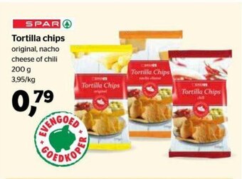 Spar Tortilla Chips aanbieding