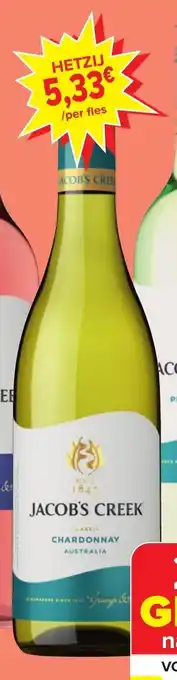 Carrefour Market Jacob's Creek Chardonnay Wit of Rosé, 2021 aanbieding