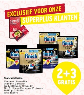 Delhaize Vaatwastabletten aanbieding