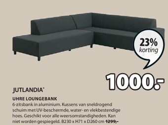Jysk Uhre loungebank aanbieding