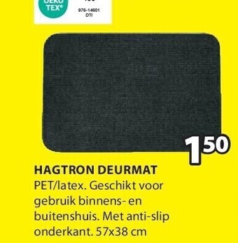 Jysk Hagtron deurmat aanbieding