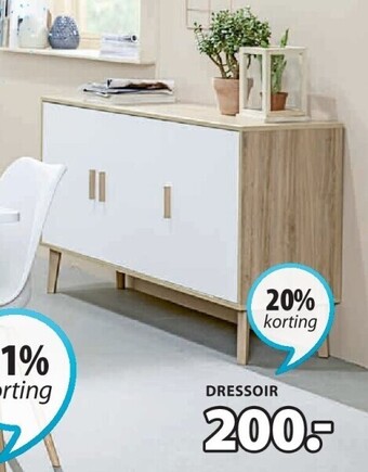 Jysk Gammelgab dressoir aanbieding