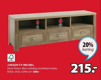 Jysk Jungen tv-meubel aanbieding