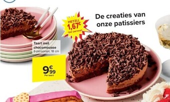 Carrefour Taart met chocomousse aanbieding