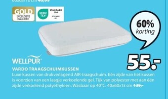 Jysk Vardo traagschuimkussen aanbieding