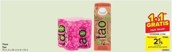 Carrefour Thee tao aanbieding