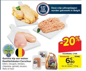 Carrefour Gamma kip van weleer kwaliteitsketen carrefour aanbieding