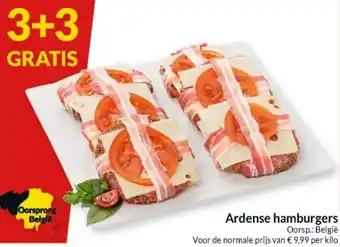 Intermarché Ardense hamburgers aanbieding