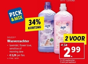 Lidl Wasverzachter aanbieding