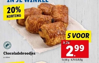 Lidl Chocoladebroodjes aanbieding