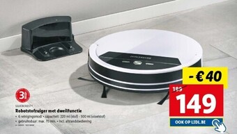 Lidl Robotstofzuiger met dweilfunctie aanbieding