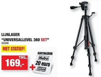 Hubo Lijnlaser universallevel 360 set aanbieding