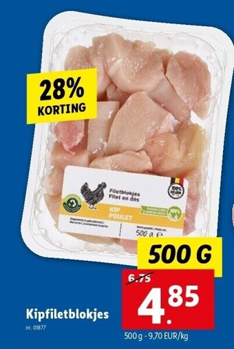 Lidl Kipfiletblokjes aanbieding