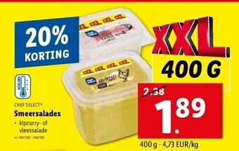 Lidl Smeersalades aanbieding