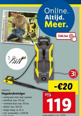 Lidl Hogedrukreiniger aanbieding