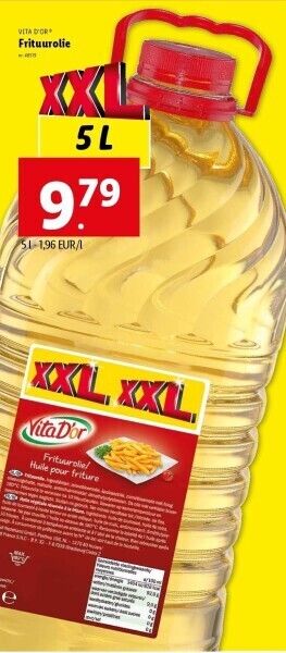 Lidl Frituurolie aanbieding