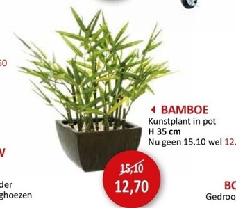 Weba Bamboe aanbieding