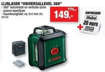 Bosch lijnlaser universallevel 360