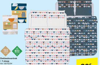 Carrefour Dekbedovertrek + 1 sloop aanbieding