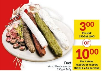 Intermarché Fuet 160g aanbieding