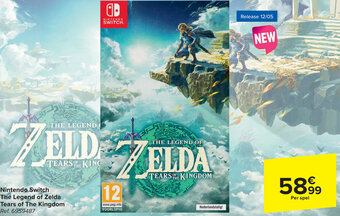 Carrefour Nintendo Switch The Legend of Zelda Tears of The Kingdom Ref. 6959487 aanbieding