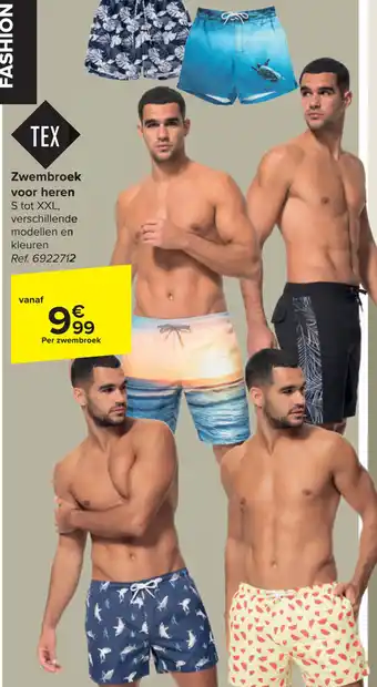 Carrefour TEX Zwembroek voor heren ref 6922712 aanbieding