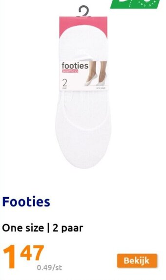 Action Footies One size | 2 paar aanbieding
