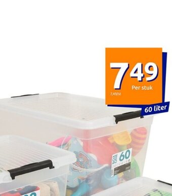 Action Opbergbox 60 Liter aanbieding