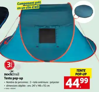 Rocktrail Tente pop-up 247 x 148 x 112cm n. 406852 - 100361491
