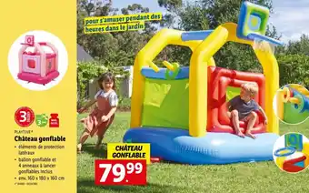 Lidl PLAYTIVEⓇ Château gonflable 160 x 180 x 160cm aanbieding
