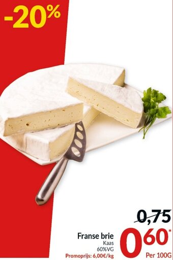 Intermarché Franse brie 100g aanbieding