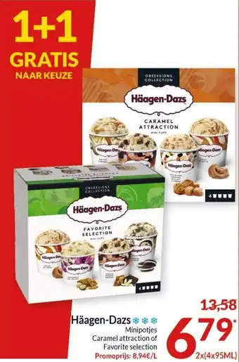 Haagen-Dazs 2x(4x95ml)