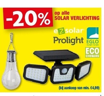 Hubo Op alle solar verlichting aanbieding