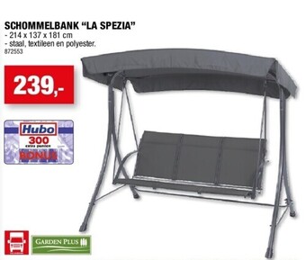Hubo Schommelbank “la spezia” aanbieding